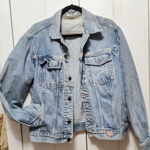 Vintage Guess Denim Jean Jacket Size Large